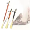 Outra organização de limpeza Cabeça de cavalo Sapato Chifre Levantador Universal Long Beech Handle Handle Shoehorn 231009