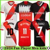 2023 2024 River plate soccer jerseys BARCO DE LA CRUZ QUINTERO ALVAREZPRATTO FERNANDEZ camisetas 23 24 SOLARI Men Kids PALACIOS football shirts