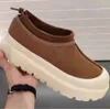 Designer Classic Ultra Mini Boots Snow Boot Platform Kort kvinnor Män Fur Sheepskin Tasman Tazz Chestnut Sand Mustard Seed Beige Australian Winter Ankel 3985ess