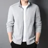 Men's Jackets Brand Casual Fashion Stand Collar Plain Stylish Autumn Winter Jacket Zip Up Classic Breathable Coats Trendy Clothing 231010