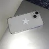 Cell Phone Cases Y2K Retro Simple Star Transparent Case Korean For iPhone 15 14 13 12 11 Pro XS Max X XR 7 8 Sweet INS Shockproof Soft 231010