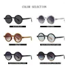 Óculos de sol redondos homens retro moda feminina na moda vintage óculos luxe tons gafas de sol hombre lunette soleil femme