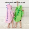 Towels Robes Baby Bath Towel Cartoon Dinosaur Microfiber Cotton Hooded Beach Towel born Cape Towels Soft Kids Washcloth Bathing Stuff 231010