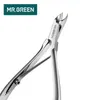 Forbici per cuticole MR.GREEN forbici per pelle morta pinze professionali per peeling pinze per manicure per unghie cura delle unghie 231007