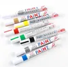 Stylo marqueur étanche pour pneu de voiture, bande de roulement en caoutchouc, marqueur permanent qui ne se décolore pas, stylo de réparation de peinture, couleur blanche, peut marquer sur la plupart des surfaces avec boîte