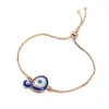 Charm Bracelets New Turkey Crystal Blue Evil Eye Bracelets For Women Good Luck Elephant Hamsa Hand Of Fatima Love Charm Adjustable Jew Dhhiy