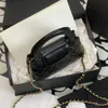 Designer Handbag Genuine leather Shoulder bag 19CM Crossbody Delicate knockoff Chain With Box