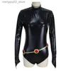 Costume a tema Teen Titans Cosplay Raven Cosplay Vieni Supereroe Mantello Tute Zentai Vita Catena di gioielli Festa di Halloween Anime Vieni Q231010