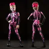 Tema Costume Halloween Rose Skeleton Adulti Bambini Scary Come Body Cosplay Tuta sexy Festa di carnevale Baby Girl Pagliaccetti Giorno dei morti Q231010