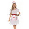 Theme Costume Carnival Halloween Lady Head Nurse Costume Classic Hospital Uniform Temptation With Hairhoop Cosplay Fancy Party Dress x1010