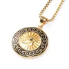 Pendant Necklaces European And American Vintage Pharaoh Guardian God Ugat Eye Hip Hop Stainless Steel Necklace