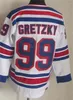 Retro Hockey 91-92 Vintage 18 Walt Tkaczuk Jersey CCM 99 Wayne Gretzky 68 Jaromir Jagr 77 Phil Esposito 28 Tie Domi Classic 75th Anniversary Retire Herenborduurwerk