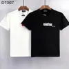 DSQ PHANTOM TURTLE T-shirts pour hommes T-shirts de créateurs pour hommes Noir Blanc Retour Cool T-shirt Hommes Été Mode Italienne Casual Stre2813