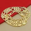Gargantillas 925 Plata 18k Cadenas de collar de oro para hombres Accesorios de joyería de moda 221105236l
