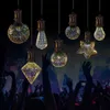 Autre jardin de la maison 4pcs / lot lumière LED E27 3D feux d'artifice Edison ampoule décoration lampe 110V lumières de vacances AC 220V 230V lampe de nuit décoration de Noël 231009