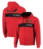 Moto Team 2023 Rider Number 1 Full Zip Hoodie Jacket Motorcycle Racing Heren Windjack Met Capuchon Mode Casual Sportjassen