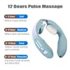 Autres articles de massage Pulse électrique Ems Masseur de cou portable Massage musculaire cervical Relax Soulagement de la douleur Instrument de chauffage Soins de santé personnels 231010