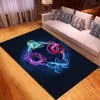 Tapijten 13342 Nordic Tie-Dye Tapijt Groothandel Pluche Mat Woonkamer Slaapkamer Bed Deken Vloer Kussen Voor Huisdecoratie