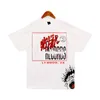 White Mens T Shirt HellStar Designer komiksowy druk uliczny trend Hip Hop Casual Bluza
