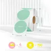 Gift Wrap Color Circle Thermal Sticker Label Self Adhesive Round Direct Stationery Cards And Envelopes Set Men