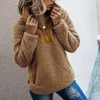 Women's Jackets Women Fleece Jacket Fluffy Short Fuzzy Zip Up Hooded Coat Spring Autumn Faux Fur Cardigan Outwear Female