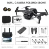 H66 RC Kameralı Drone HD WiFi FPV Fotoğrafçılık Katlanabilir Quadcopter Profesyonel Engeli Kaçınma Selfie Drones Oyuncaklar Erkekler İçin