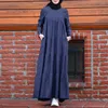 Ubranie etniczne moda satynowa sliki djellaba muzułmańska sukienka pełna długość miękki rękaw miękki Abaya Dubai Turkey szat