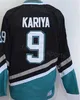 Rétro Hockey Vintage 9 Paul Kariya CCM Jersey Classique Retraite Mighty Violet Blanc Noir Bleu Rouge Vert Orange Broderie Et Couture Respirant Pour Les Fans De Sport Bon