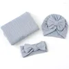 Haarschmuck 3 Teile/los Baby Mädchen Swaddle Decke Hut Set Säuglingsbowknot Elastische Headwarp Geboren Dusche Geschenke