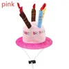 Dog Apparel Cosplay Headwear Accessory Birthday Cake Party Costume Beanies Hat Headdress Pet Cap Cat