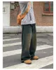 Jeans da uomo Uomo Baggy Streetwear Vita regolabile Gamba larga Y2k Pantaloni denim vintage Pantaloni hip-hop oversize 2023 Desinger per uomo 231009