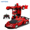 Transformation Toys Robots RC Car Transformation Robots Sport Vehicle Model Drift Car Toys Cool Deformation Car Kids Toys Gifts To Boys 231009