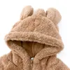 Cappotto invernale addensare caldo abbigliamento per bambini ragazzi cappotti cartone animato manica lunga con cappuccio per ragazze moda bambini capispalla 16 anni 231009