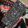 İPhone 15 için Tıp Hapı Stetoskop Kılıfları 14 Pro MAX 13 12 11 XS MAX XR X 8 7 6 iPhone15 Moda Yumuşak TPU Moda Siyah Cep Telefonu Kapak Cildi