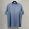 T-shirt da uomo Plus Tees Polo 2023ss primavera ed estate nuova maglietta con pannello girocollo a maniche corte con stampa in cotone di alta qualità