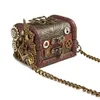 Skolväskor Steampunk Shoulder Bag Retro Steampunk Gothic Gears Crossbody Bag For Phone Steampunk Bag Vintage Punk Jewelry 231009
