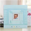 Fotolijsten Fotolijsten Babygroei Herdenkingsalbum Tuin Afstuderen Cadeau Ansichtkaart Opslag Verjaardag 6-Inch Po 200 Vellen Ba Dh74S