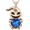 Beautiful Cartoon Crystal Necklace Tin Alloy Pendant Anime Character Souvenir Jewelry for Demon Stone Pendants For Women Gift