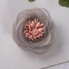 Hårtillbehör 9cm koreansk baby lotus blomma diy tillbehör utan pannband inga klipp bågar flickor 5 st/parti