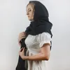 Tücher Natürliche Baumwolle Kapuzenschal Unisex Mantilla Achselzucken Schals Mode Top Mit Kapuze Halsringe Headwraps Sonnenschutzschal 231010