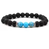 Perlen Neue Lava Rock Stein Perlen Armband Chakra Charme Natürliche Ätherisches Öl Diffusor Kette Für Frauen Männer Mode Handwerk Schmuck juwel Dhbq1