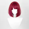 Oshi No Ko Arima Kana Cosplay Wig Short Bobo Wig Red Mixed Pink Wig Cosplay Anime Cosplay Wigs Heat Resistant Synthetic Wigcosplay