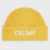 Bonnet Cap Designer Beanie Celins 2023 Winter New Wool Classic Brand Brand Masher Knited Hat Official Websit
