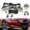 Auto Led Mistlamp Montage Voor Nissan Leaf ZE1 Elektrische 2017 2018 2019 2020 2021 2022 Mistlampen Cover Grill frame Draad Schakelaar