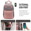 School Bags Women's Travel Backpack Fashion USB Charging Laptop Lightweight Handbag School Bags For Girls Multifunctional Suitcase Backpacks 231009