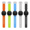 Armbanduhren Weiche Farbe Silikonkautschuk Uhrenarmband Stahlschnalle Outdoor Schnellverschluss Sport