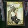 Dipinti Jujutsu Kaisens Led Night Light Pittura Decor Po Cornice Anime Figura Personalizzata Satoru Gojo Pittura Scrivania Decorazione della stanza 231009