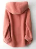 Femmes fourrure fausse Aorice dame laine manteau capuche veste sur taille Parka femmes hiver chaud manteaux A59325 231010