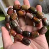 Pärlor Natural Picasso Jasper Stone för smycken som gör armband kvinnor 15 '' Nålarbete distans DIY -prydnad