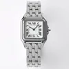 Nowy klasyczny designerski zegarek Diamond Watch Kwarc Ruch Square Tank Gold Sier Mens Watches Montre de Luxe Business 22*30 mm trend